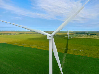 Obraz premium South Texas Wind Farm, Near Mathis Texas 3