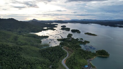 The Batang Ai Dam of Sarawak, Borneo, Malaysia