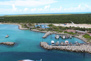 Castaway Quay beautiful docks in Bahamas