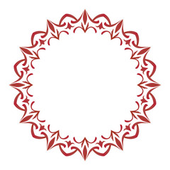 frame made of hearts