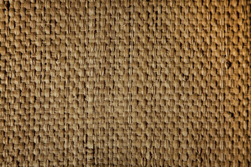 Wicker rattan basket natural wooden texture. Background