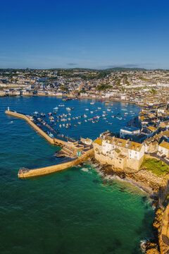 View of English harbor town