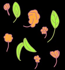 pattern with flowers