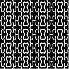 Design seamless monochrome geometric pattern. Abstract background. Vector art.Perfect for site backdrop, wrapping paper, wallpaper, textile and surface design. 