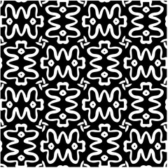 Design seamless monochrome geometric pattern. Abstract background. Vector art.Perfect for site backdrop, wrapping paper, wallpaper, textile and surface design. 