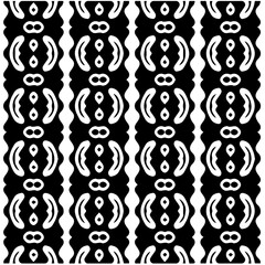 Design seamless monochrome geometric pattern. Abstract background. Vector art.Perfect for site backdrop, wrapping paper, wallpaper, textile and surface design. 