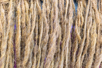 Close-up to traditional fabrics from Colombia