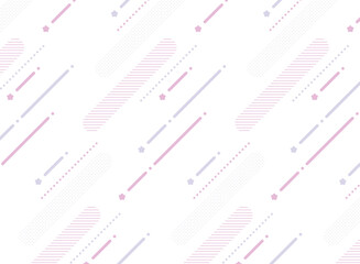 かわいい流れ星のシームレスなパターン