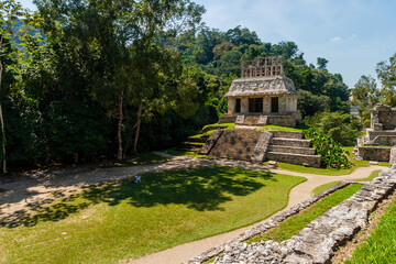 Palenque zona arqueológica, Chiapas, Mexico