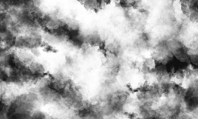 a black background with white smoke