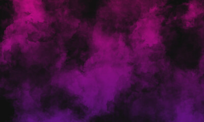 black background with purple gradient smoke