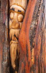 carving and wood grain