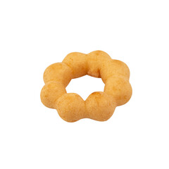 Donut isolated on white background with clipping path.