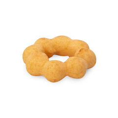 Donut isolated on white background with clipping path.