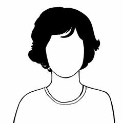 Minimal cartoon character pattern