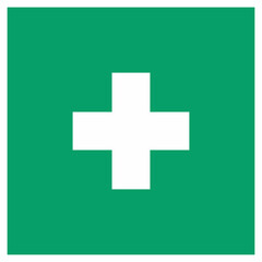 Emergency sign first aid