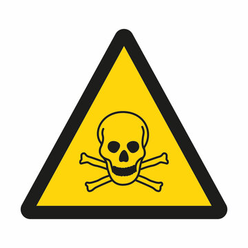 Hazard sign Toxic material