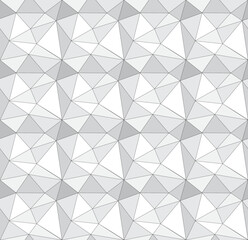 Gray triangle grid seamless pattern background vector illustration