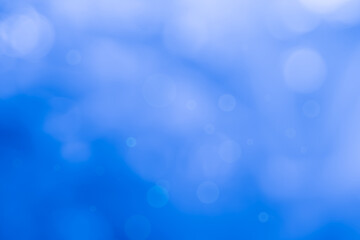 Abstract blurry blue color for background, Blur festival lights outdoor celebration elegant for winner.