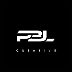 PBL Letter Initial Logo Design Template Vector Illustration