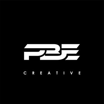 PBE Letter Initial Logo Design Template Vector Illustration
