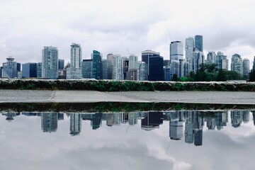 Naklejka premium Vue panoramique de Vancouver