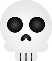 Skull Vector illustration image or clip art.