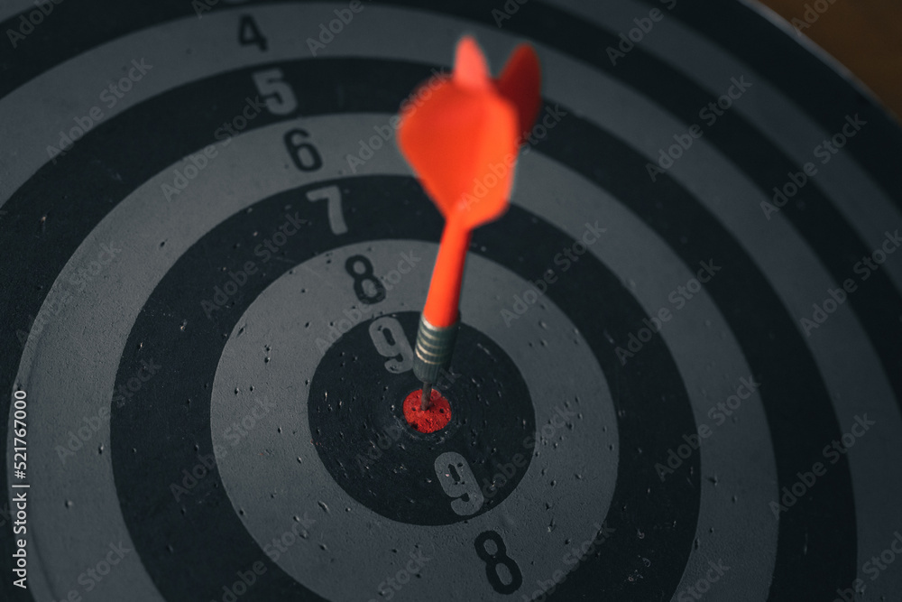 Aufkleber bullseye is a target of business. dart is an opportunity and dartboard is the target and goal. so bo