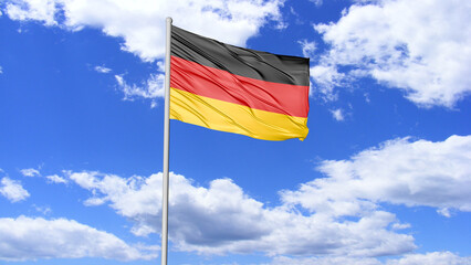Germany Flag Flying Image