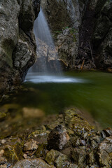 Fototapeta na wymiar Sommer am Lainbach Wasserfall
