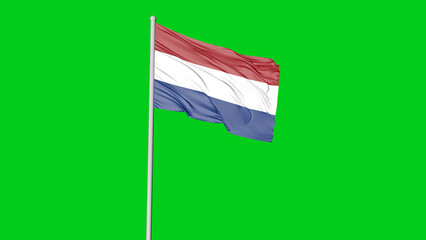 Netherland Flag Flying Image