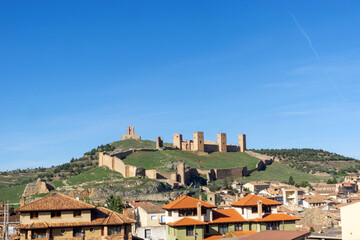 Naklejka premium Castillo medieval de Molina de Aragón. Guadalajara, Castilla la Mancha, España.