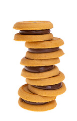 sandwich cookies isolated