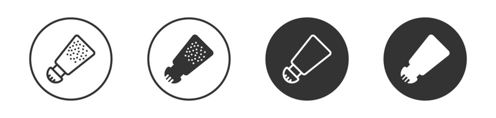Salt or pepper shaker glyph icon. Vector illustration.