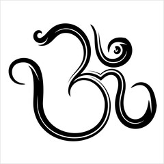 Aum (Om) The Holy Motif M_2208001