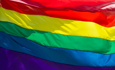 background with LGBT gay pride flag
