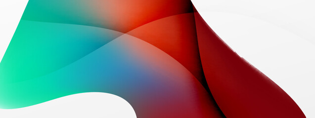 Abstract background. Fluid gradient color wave template for wallpaper, banner, background or landing