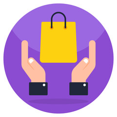 Trendy vector design of shopping care