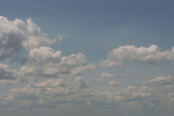 Blue sky with clouds in mid day