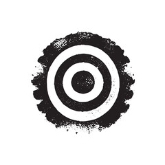 rubber stamp black and white illustration