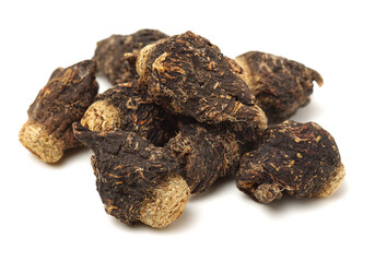 Black Ma-ca on white background