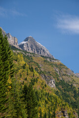 Fototapeta na wymiar Scenic view of Glacier National Park