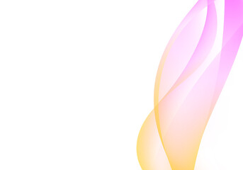 wavy soft smooth wave pink and yellow 