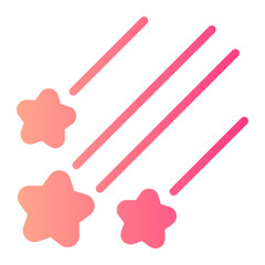 Shooting Star gradient icon