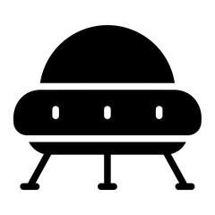 ufo glyph icon