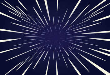 Obraz premium Fast speed warp. vector illustration