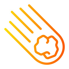 meteorite gradient icon © Nur Achmadi Yusuf