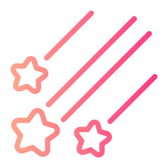 Shooting Star gradient icon