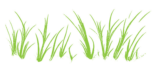 Simple Grass Design Elements