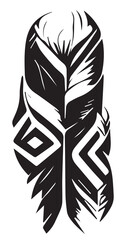Tribal Tattoo Design Illustration